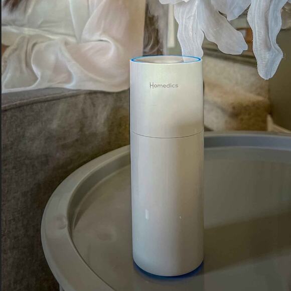 HoMedics Portable Ultrasonic Humidifier Travel Personal Cool Mist 4 Small Rooms - Picture 15 of 15